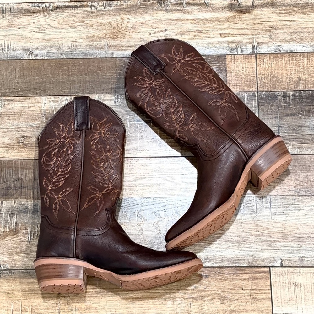 JUSTIN WOMEN'S ROSEY WESTERN BOOT - ROUND TOE